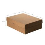 VERSCHIEDENE Aufbewahrungsbox A4/100mm natron-braun
