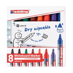 Edding Whiteboard-Marker 363 8er-Set sortiert neu