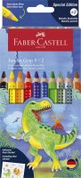 Faber Castell Buntstift Grip Jumbo 5,3 mm Dino 8+2 Etui