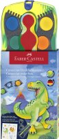 Faber Castell Farbkasten Dino 12 Farben mit DW Dino I