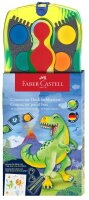 Faber Castell Farbkasten Dino 12 Farben mit DW Dino I