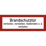 Schild Brandschutztüre Folie