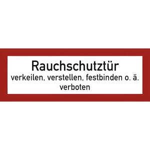 Schild Rauchschutztür Folie 4060081015320