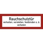 Schild Rauchschutztür Folie