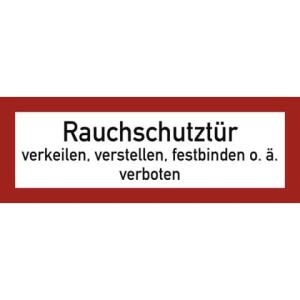 Schild Rauchschutztür Folie