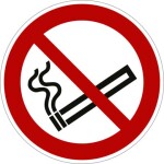 Schild Rauchen verboten Alu ISO7010