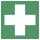 Erste Hilfe ISO 7010 Folie 100x100mm