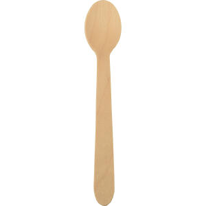 Kaffeelöffel Holz Pure 11cm 100ST braun