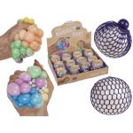 OOTB Squeeze-Ball im Netz Regenbogen ca. 7 cm