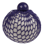 OOTB Squeeze-Ball im Netz Regenbogen ca. 7 cm