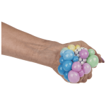 OOTB Squeeze-Ball im Netz Regenbogen ca. 7 cm