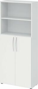 Flügeltürenschrank Weiß/ Weiß