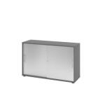 Schiebetürenschrank  Graphit/Silber