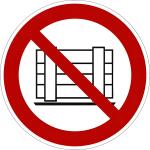 Schild Abstellen oder Lagern verboten 4060081017850