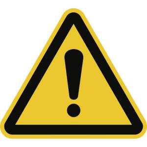 Schild Allgemeines Warnzeichen ISO 7010