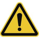 Schild Allgemeines Warnzeichen ISO 7010