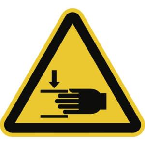 Schild Warnung vor Handverletzungen