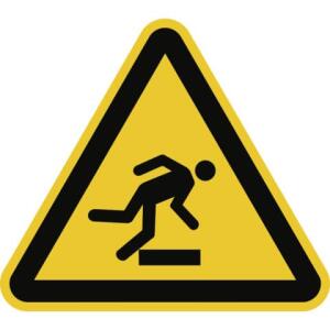 Schild Warnung vor Hindernissen am Boden