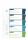 Durable Ordnerregister A4 hoch 5tlg PP farbige beschriftbare Taben