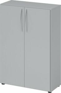 Flügeltürenschrank 3OH Grau/Grau