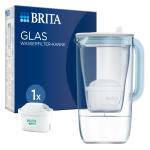 Wasser-Filterpatrone Kanne Glas 2,5l wei