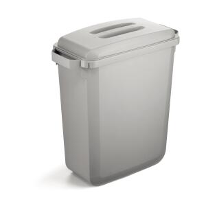 Abfallsammler+Deckel PP im SET 60 L grau