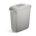 Abfallsammler+Deckel PP im SET 60 L grau