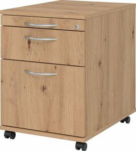 Rollcontainer 42,8x58x59cm  Asteiche