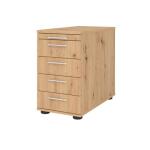 Standcontainer 42,8x72-76x80cm  Asteiche
