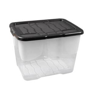 Ablagebox XW199 transparent/schwarz
