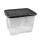 Ablagebox XW199 transparent/schwarz