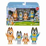 Bluey Figuren Familie  4er, Bluey 4er-Figuren-Set: Bluey,...
