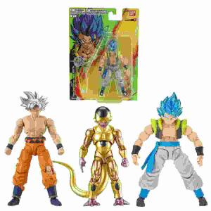 BANDAI Dragon Ball  Evolve 12cm sortiert, 3fach sortiert: Goku, Vegeta oder Broly