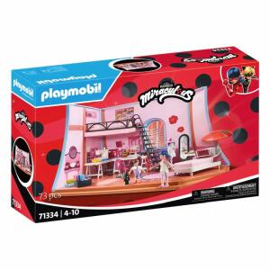 playmobil Miraculous  Marinettes Loft, inkl. Marinette und Manon, 32x22x18cm, ab 4 Jahren