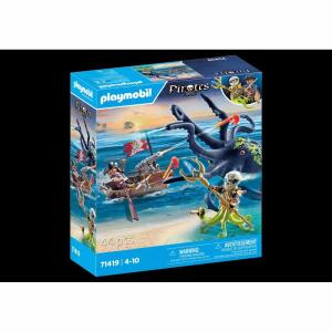 playmobil Pirates Kampf  gegen den Riesenoktopus, inkl. echter Wasserspritzfunktion