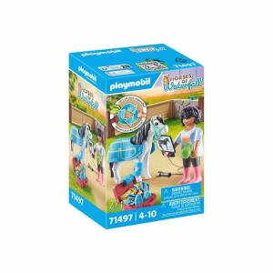 playmobil  Pferdetherapeutin, mit Verbandszeug, Accessoires für Pferdepflege, -therapie,, ab 4 Jahren