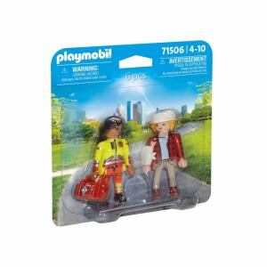 playmobil DuoPack  Sanitäterin mit Patient, ab 4 Jahren