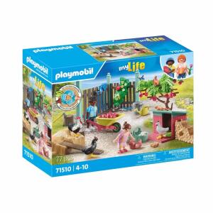 playmobil myLife  kleine Hühnerfarm, im Tiny House Garten, ab 4 Jahren