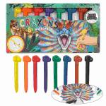 Wachsmaler Dino World mit  Dino-Topper 8 Farben 8er,...