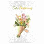 Grußkarte Gute Besserung  Blumenstrauß, Kurt...