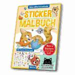 Sticker Malbuch  Katzenkinder, 64 Seiten (32 Seiten...
