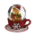 OOTB Schneekugel Weihnachtsfigur auf Sockel