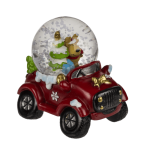 OOTB Schneekugel Weihnachtsfiguren auf Auto-Sockel