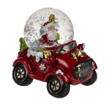 OOTB Schneekugel Weihnachtsfiguren auf Auto-Sockel