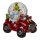 OOTB Schneekugel Weihnachtsfiguren auf Auto-Sockel