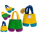 OOTB Filz-Sammeltasche Hasenhose 10 x 9 cm