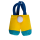 OOTB Filz-Sammeltasche Hasenhose 10 x 9 cm
