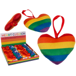 OOTB Plüschherz in Regenbogenfarben Pride