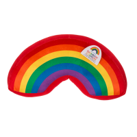 Plüsch-Kissen in U-Form, Regenbogenfarben,