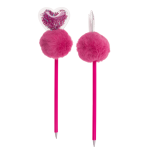 OOTB Kugelschreiber Glitzerherz Pom Pom